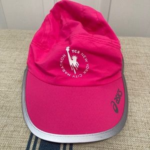 NYC Marathon women’s pink ASICS hat